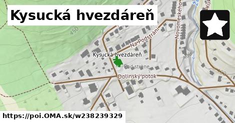 Kysucká hvezdáreň