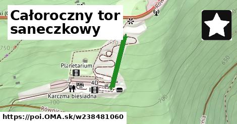 Całoroczny tor saneczkowy