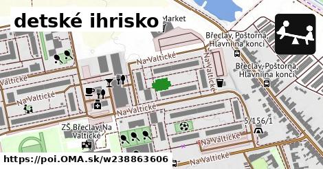 detské ihrisko