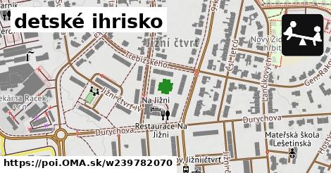 detské ihrisko