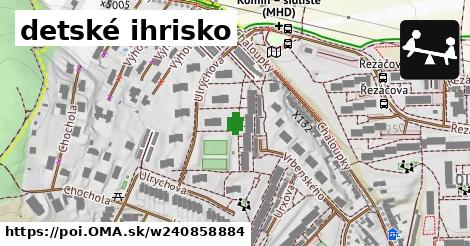 detské ihrisko