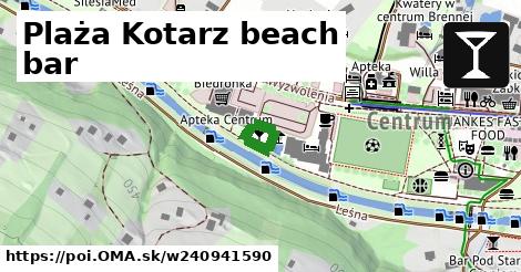 Plaża Kotarz beach bar