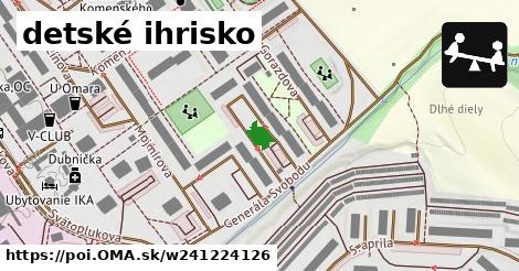 detské ihrisko