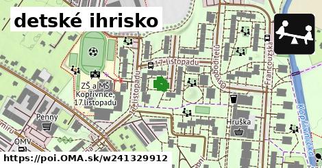 detské ihrisko