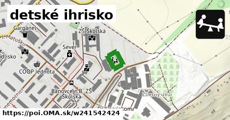 detské ihrisko