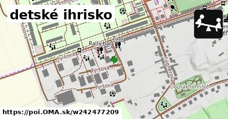 detské ihrisko