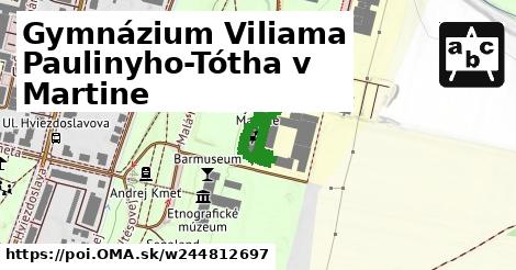 Gymnázium Viliama Paulinyho-Tótha v Martine