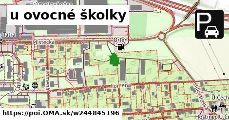 u ovocné školky