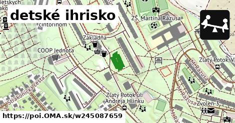 detské ihrisko