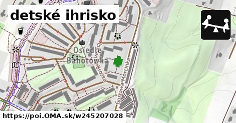 detské ihrisko