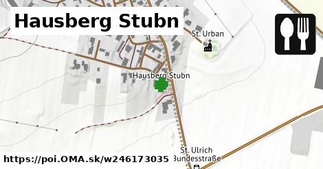 Hausberg Stubn