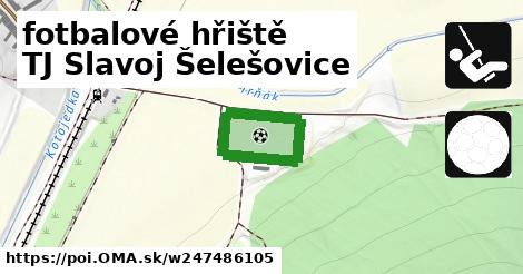 fotbalové hřiště TJ Slavoj Šelešovice