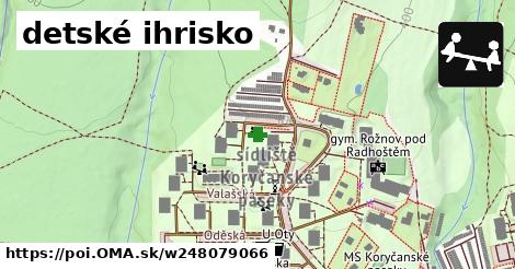 detské ihrisko