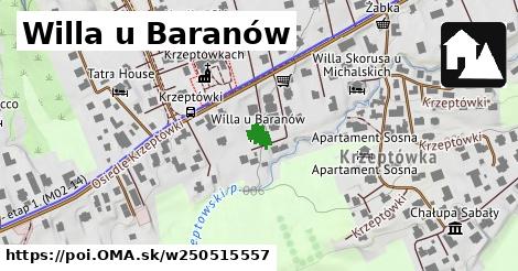 Willa u Baranów