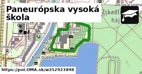 Paneurópska vysoká škola