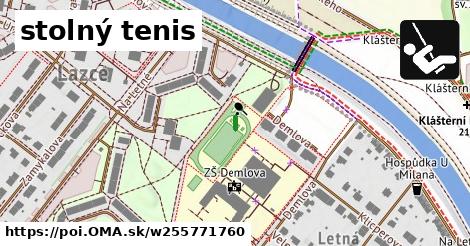 stolný tenis