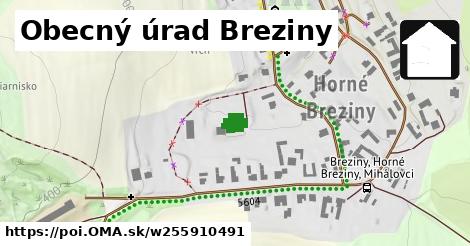 Obecný úrad Breziny