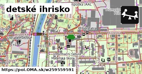 detské ihrisko