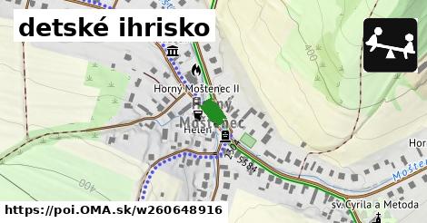 detské ihrisko