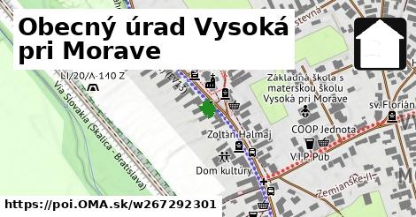 Obecný úrad Vysoká pri Morave