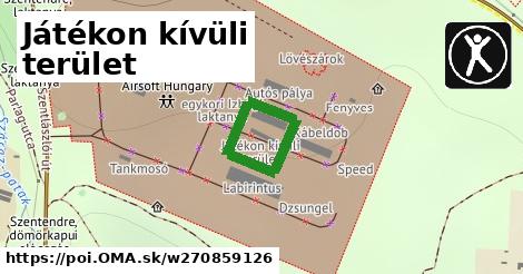 Játékon kívüli terület