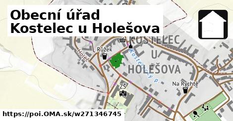 Obecní úřad Kostelec u Holešova