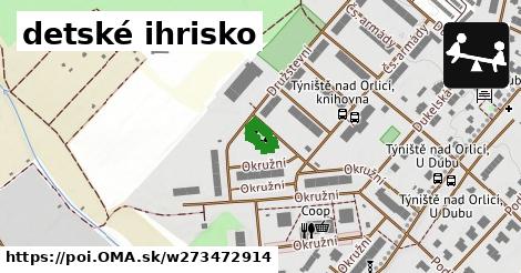 detské ihrisko