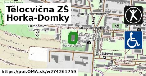 Tělocvična ZŠ Horka-Domky