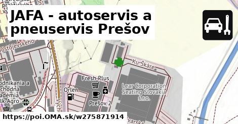 JAFA - autoservis a pneuservis Prešov