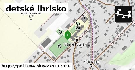 detské ihrisko