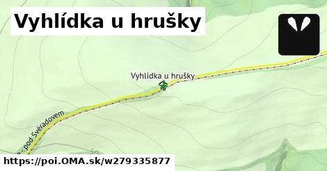 Vyhlídka u hrušky