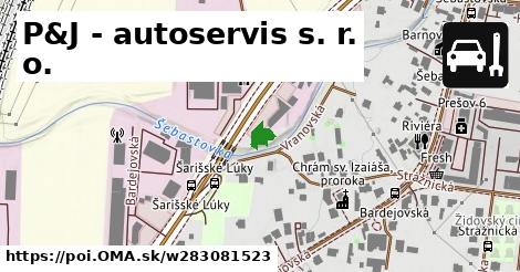 P&J - autoservis s. r. o.