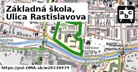 Základná škola, Ulica Rastislavova