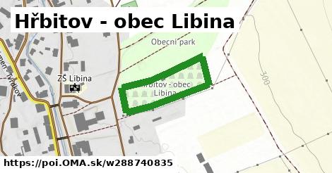 Hřbitov - obec Libina