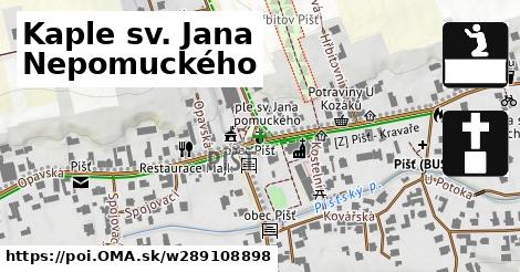 Kaple sv. Jana Nepomuckého