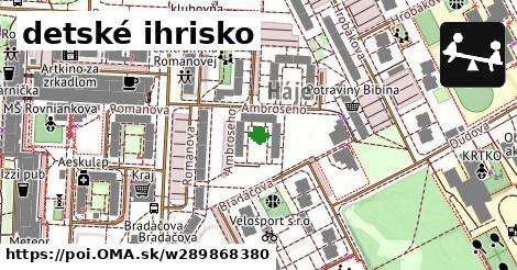 detské ihrisko