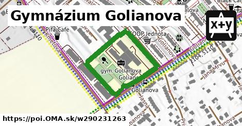 Gymnázium Golianova