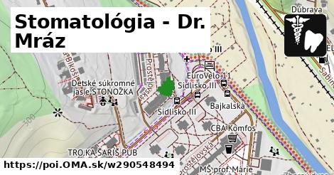 Stomatológia - Dr. Mráz