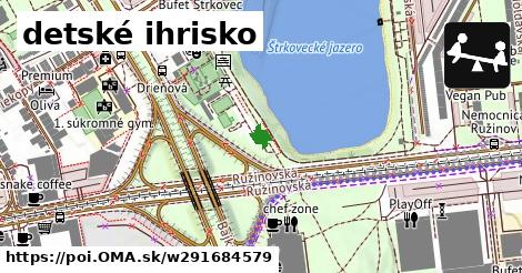 detské ihrisko