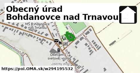 Obecný úrad Bohdanovce nad Trnavou