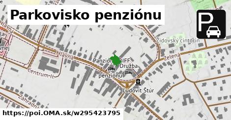 Parkovisko penziónu