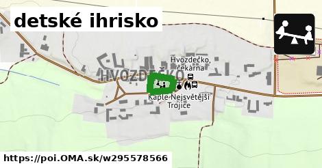 detské ihrisko