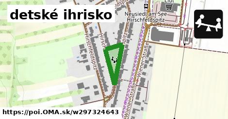 detské ihrisko