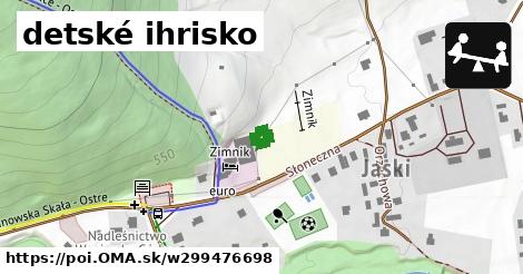 detské ihrisko