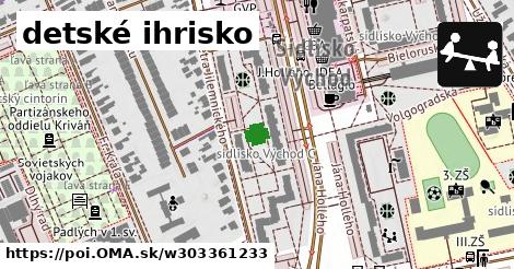 detské ihrisko