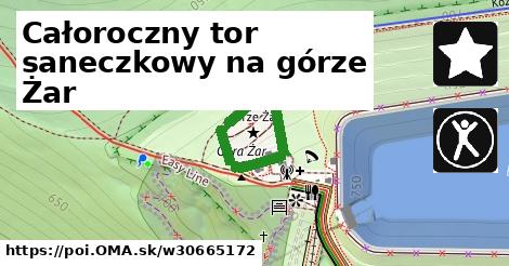 Całoroczny tor saneczkowy na górze Żar