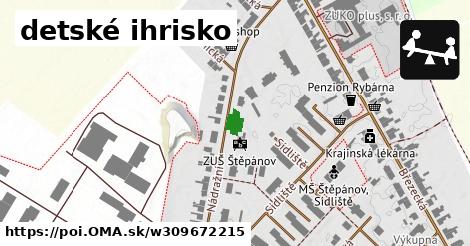 detské ihrisko