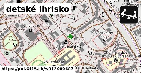 detské ihrisko