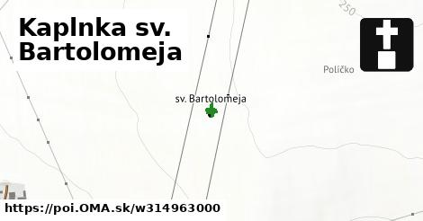 Kaplnka sv. Bartolomeja