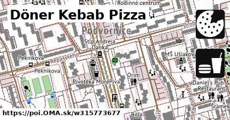 Döner Kebab Pizza